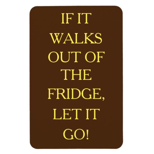 Lass es los! Flexibler Fotomagnet Magnet (Vertikal)