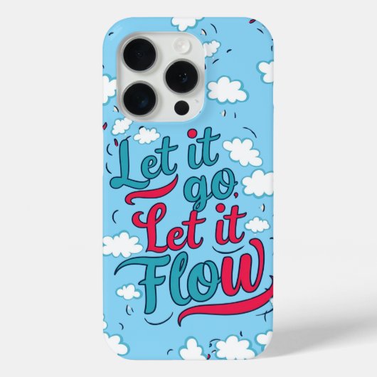 Lass es los, Lass es fließt - sanftes Heilangebot Case-Mate iPhone Hülle (Rückseite)