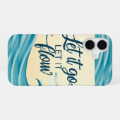 Lass es los, Lass es fließt - sanftes Heilangebot iPhone 16 Hülle (Rückseite (Horizontal))