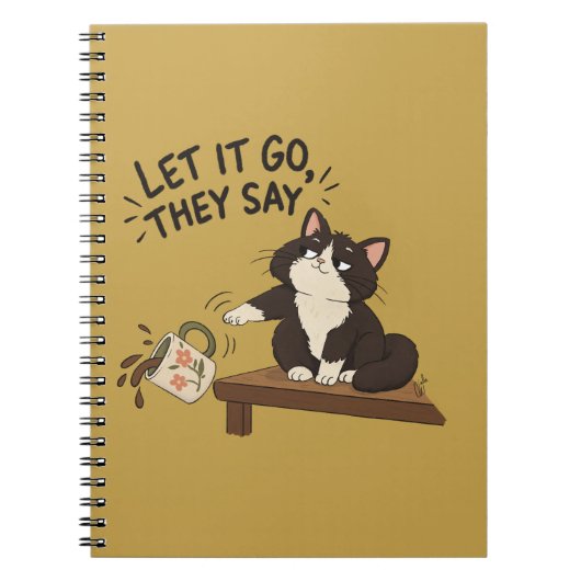 Lass es los, sagen sie - notizblock (Vorderseite)