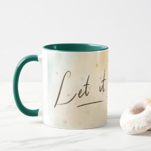 Lass-es-los-Tasse Bunt & Spritzer Blume Tasse