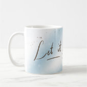 Lass es loser Becher | Mädchen in Blau Kaffeetasse (Links)