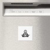 Lass es loslassen Faultier Yoga Yogi Geschenk Magnet (In Situ (Geschirrspüler))