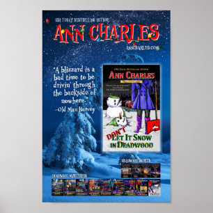 Lass es nicht im Deadwood-Poster Ann Charles schwi Poster