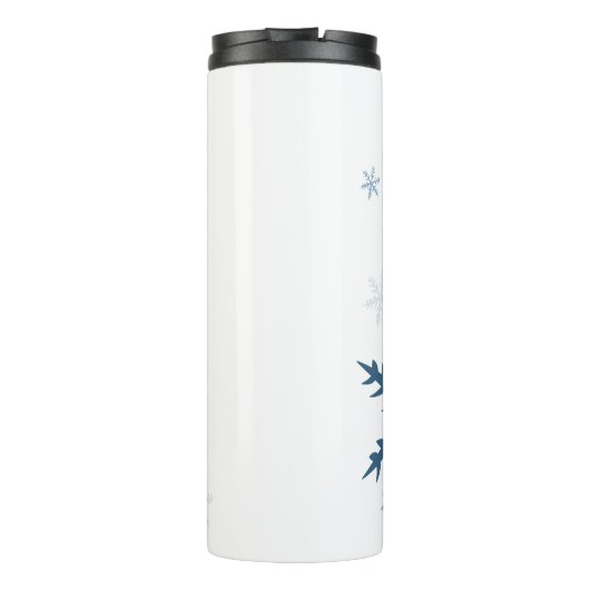 Lass es (nicht) Schnee Thermosbecher (Rückseite)