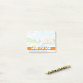 Lass es nie Gogh - Impressionist Post-it Klebezettel (Auf Schreibtisch)