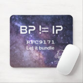 Lass es Pad-Maus-Pad Mousepad (Mit Mouse)