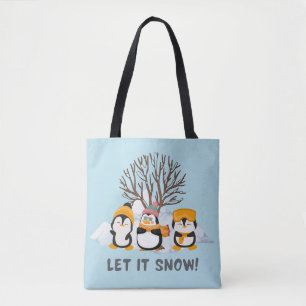 Lass es Pinguine schneien Tasche
