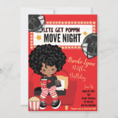 Lass es Poppin Birthday Invitation Card (Vorderseite)