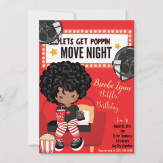 Lass es Poppin Birthday Invitation Card