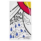 Lass es regnet kleine geschenktüte (Rückseite)