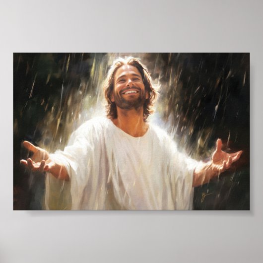 Lass es regnet poster (Vorne)