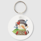 Lass es Schlüsselanhänger schneien (Rückseite)