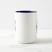 Lass es Schnee Kaffee Tasse (Zentrum)