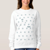 Lass es Schnee Pulli (Vorderseite)
