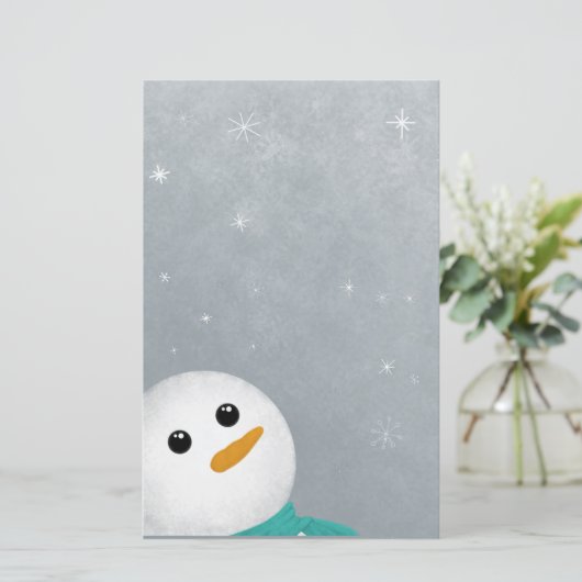 Lass es Schnee Snowman (Stehend Vorderseite)