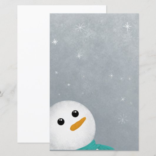 Lass es Schnee Snowman (Vorne/Hinten)