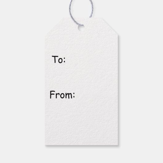 Lass es Schnee Snowman Geschenkanhänger (Rückseite)