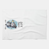 Lass es Schnee Snowman Geschirrtuch (Horizontal)