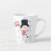Lass es Schnee Snowman Milchtasse (Rechts)