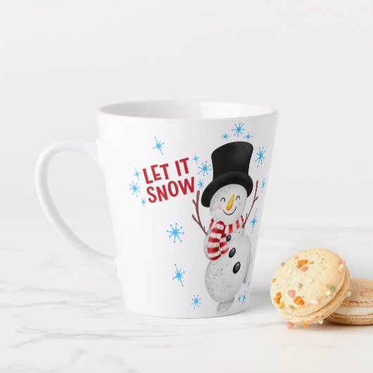 Lass es Schnee Snowman Milchtasse (Beispiel)