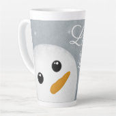 Lass es Schnee Snowman Milchtasse (Linke Ecke)