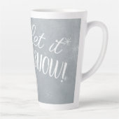 Lass es Schnee Snowman Milchtasse (Rechts)