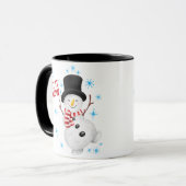 Lass es Schnee Snowman Tasse (Vorderseite Links)