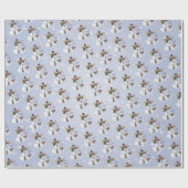 Lass es Schnee Snowman | Weihnachten Geschenkpapier (Flach)