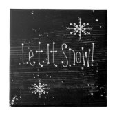 Lass es schneebedecken fliese (Vorderseite)