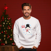 Lass es schneebedecktes Sweatshirt