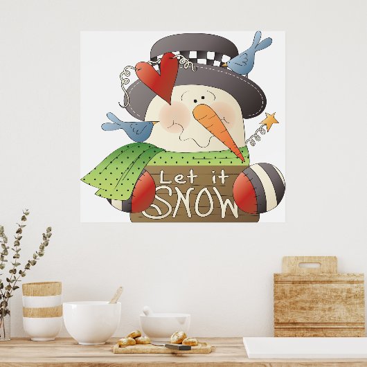 Lass es Schneebesen Poster (Küche)