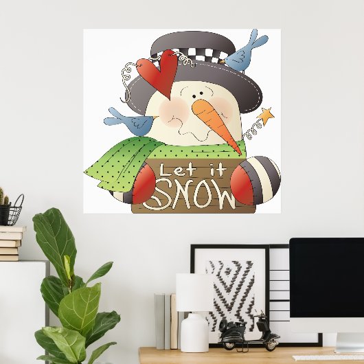 Lass es Schneebesen Poster (Heimbüro)