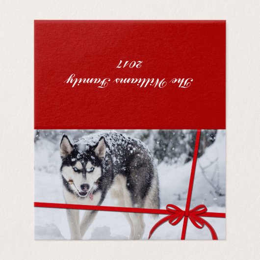 Lass es schneien (Außenseite Aufgefaltet)