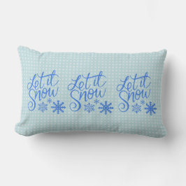 Lass es schneien, es schneien lassen, es schneeumk lendenkissen