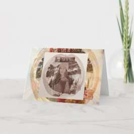 Lass es schneien feiertagskarte