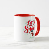 Lass es schneien! Festive Kaffeetasse (VorderseiteRechts)