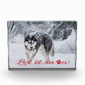 Lass es schneien fotoblock (Vorderseite)