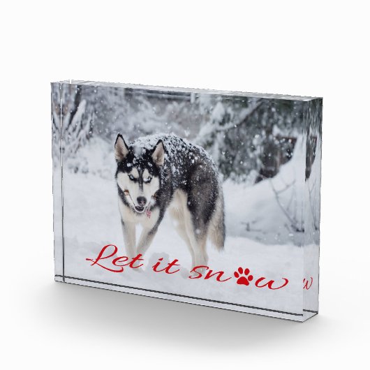 Lass es schneien fotoblock (Rechts)