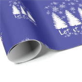 Lass es schneien geschenkpapier (Rolleneckpunkt)