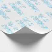 Lass es schneien! Geschenkpapier (Ecke)