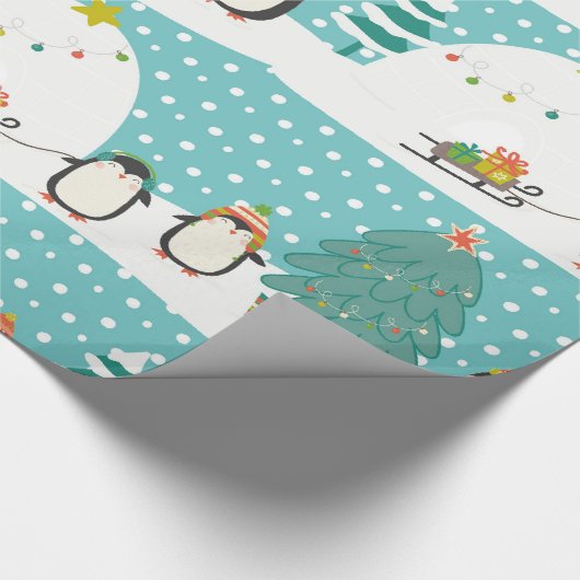 Lass es schneien geschenkpapier (Ecke)