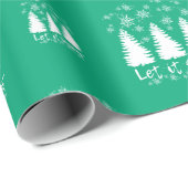 Lass es schneien geschenkpapier (Rolleneckpunkt)