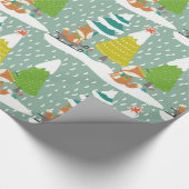 Lass es schneien geschenkpapier (Ecke)