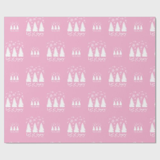 Lass es schneien geschenkpapier (Flach)