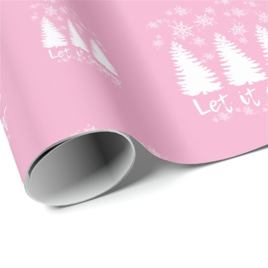 Lass es schneien geschenkpapier (Rolleneckpunkt)