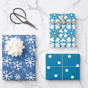 Lass es schneien Geschenkpapierbögen Geschenkpapier Set