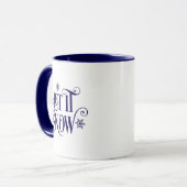 Lass es schneien Kaffeetasse (Vorderseite Links)