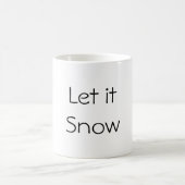 Lass es schneien kaffeetasse (Mittel)