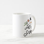 Lass es schneien kaffeetasse (VorderseiteRechts)